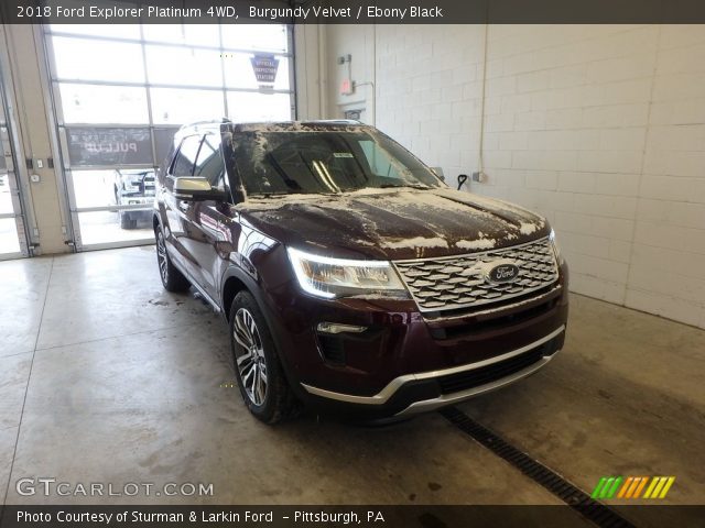 2018 Ford Explorer Platinum 4WD in Burgundy Velvet