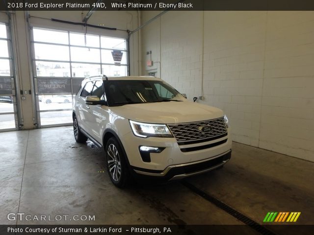 2018 Ford Explorer Platinum 4WD in White Platinum
