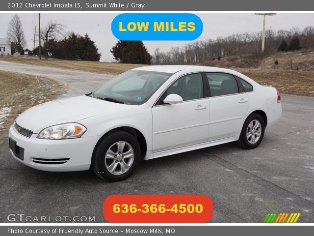 2012 Chevrolet Impala LS in Summit White