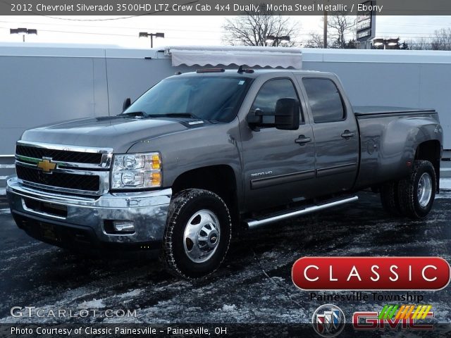 2012 Chevrolet Silverado 3500HD LTZ Crew Cab 4x4 Dually in Mocha Steel Metallic