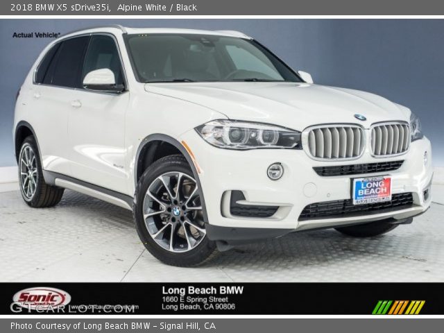 2018 BMW X5 sDrive35i in Alpine White
