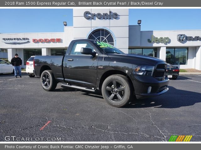 2018 Ram 1500 Express Regular Cab in Brilliant Black Crystal Pearl