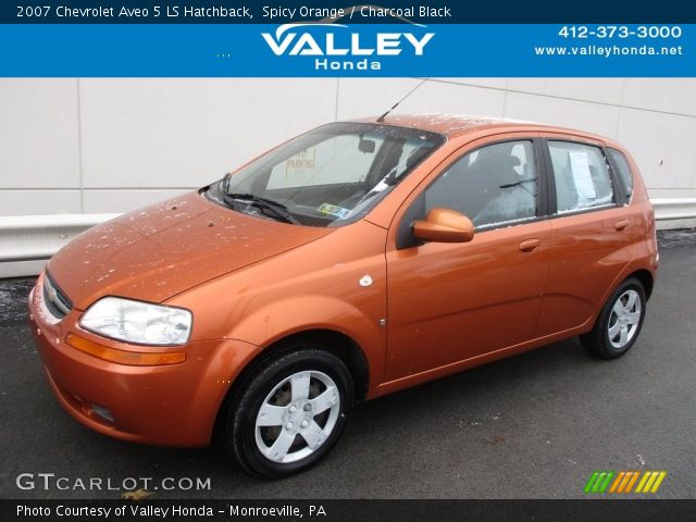 2007 Chevrolet Aveo 5 LS Hatchback in Spicy Orange