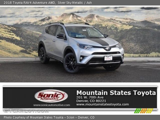 2018 Toyota RAV4 Adventure AWD in Silver Sky Metallic