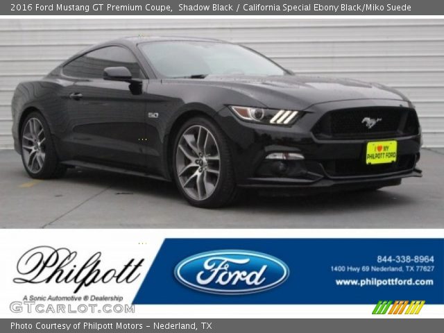 2016 Ford Mustang GT Premium Coupe in Shadow Black