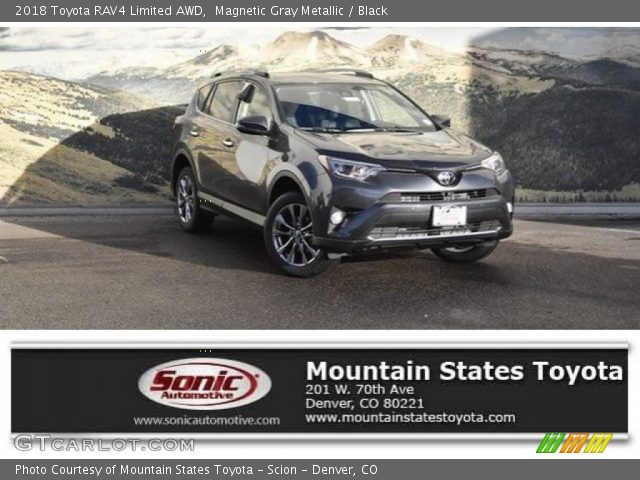 2018 Toyota RAV4 Limited AWD in Magnetic Gray Metallic