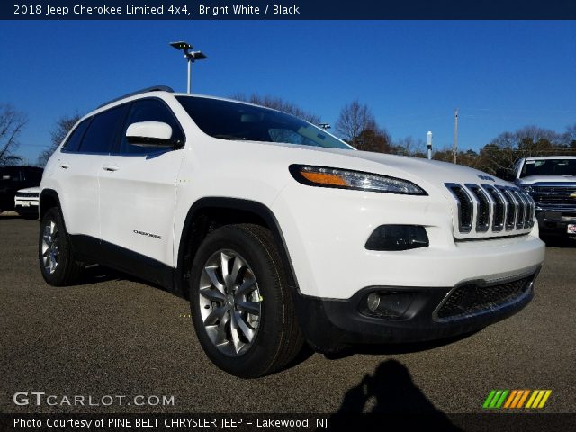 2018 Jeep Cherokee Limited 4x4 in Bright White
