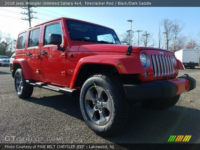 2018 Jeep Wrangler Unlimited Sahara 4x4 in Firecracker Red