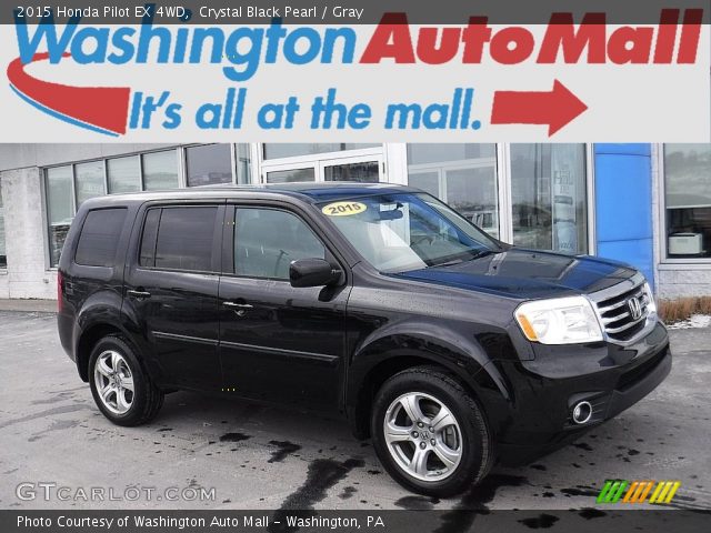 2015 Honda Pilot EX 4WD in Crystal Black Pearl