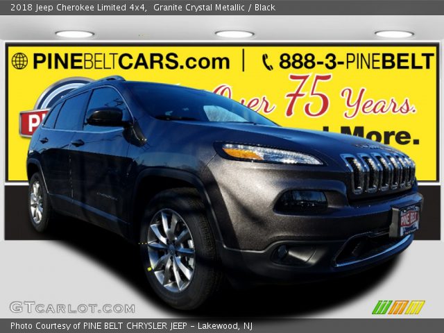 2018 Jeep Cherokee Limited 4x4 in Granite Crystal Metallic