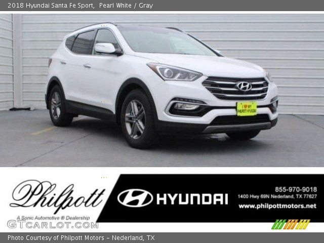 2018 Hyundai Santa Fe Sport  in Pearl White