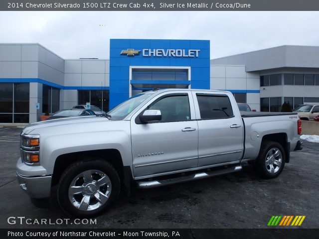 2014 Chevrolet Silverado 1500 LTZ Crew Cab 4x4 in Silver Ice Metallic