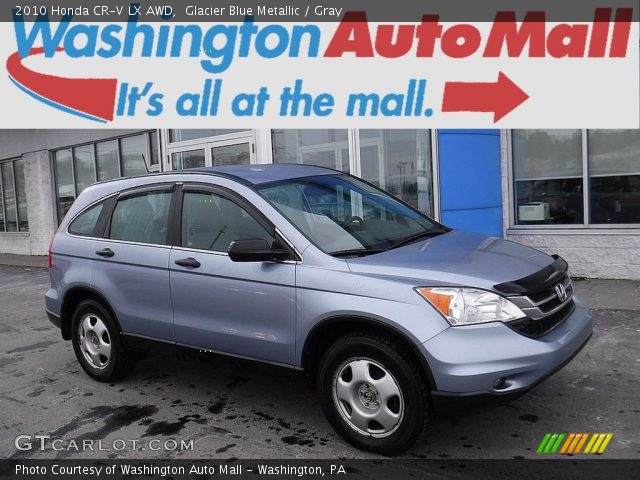 2010 Honda CR-V LX AWD in Glacier Blue Metallic