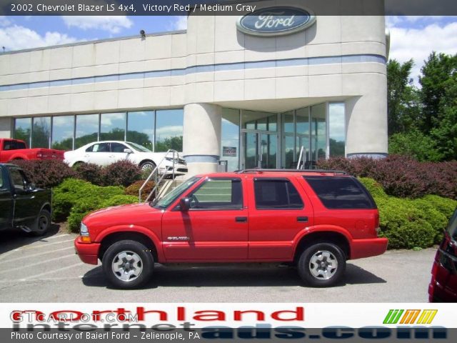 2002 Chevrolet Blazer LS 4x4 in Victory Red