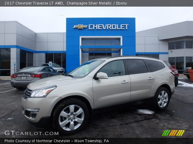 2017 Chevrolet Traverse LT AWD in Champagne Silver Metallic