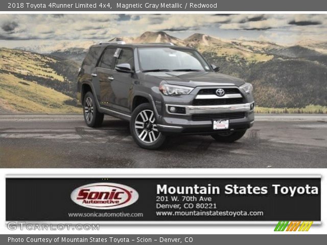 2018 Toyota 4Runner Limited 4x4 in Magnetic Gray Metallic