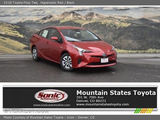 2018 Toyota Prius Two in Hypersonic Red