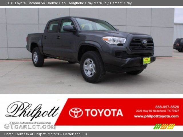 2018 Toyota Tacoma SR Double Cab in Magnetic Gray Metallic