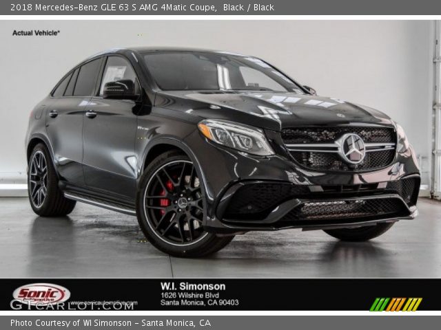 2018 Mercedes-Benz GLE 63 S AMG 4Matic Coupe in Black