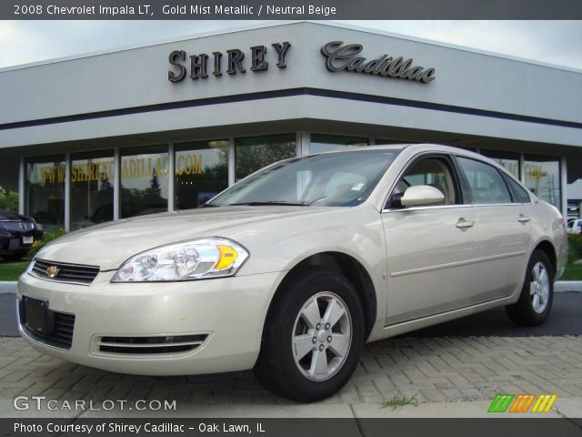 2008 Chevrolet Impala LT in Gold Mist Metallic