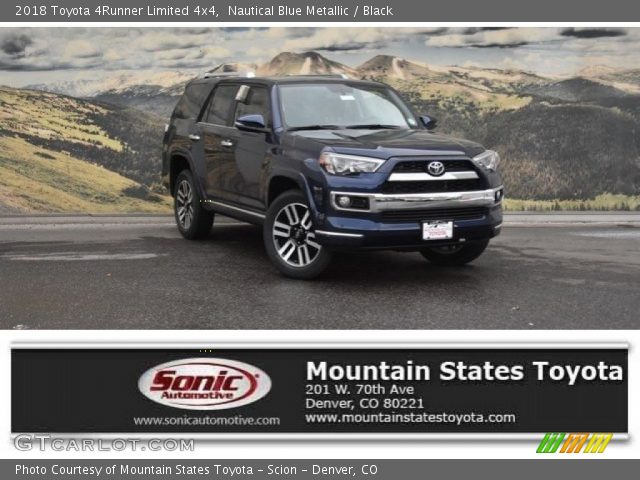 2018 Toyota 4Runner Limited 4x4 in Nautical Blue Metallic