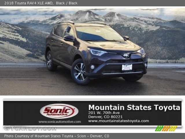 2018 Toyota RAV4 XLE AWD in Black