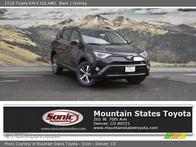 2018 Toyota RAV4 XLE AWD in Black
