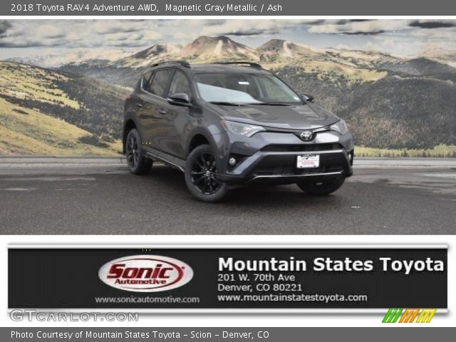 2018 Toyota RAV4 Adventure AWD in Magnetic Gray Metallic