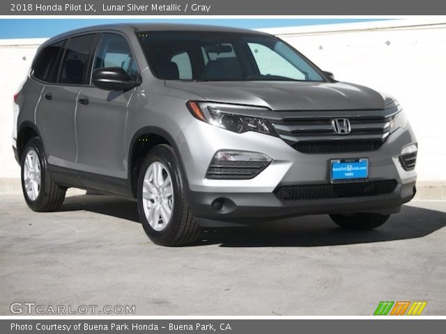 2018 Honda Pilot LX in Lunar Silver Metallic