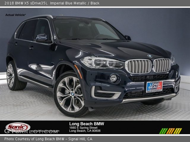 2018 BMW X5 sDrive35i in Imperial Blue Metallic