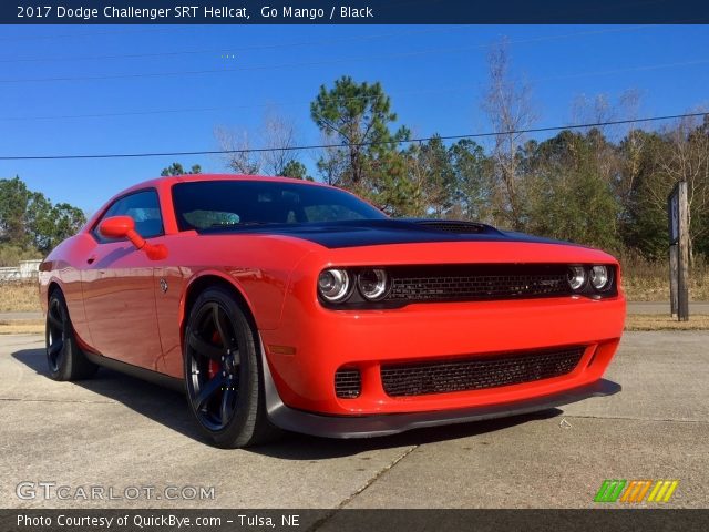 2017 Dodge Challenger SRT Hellcat in Go Mango