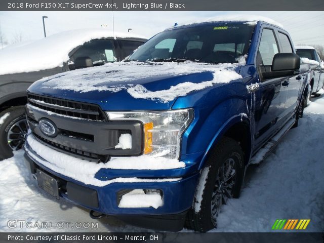 2018 Ford F150 XLT SuperCrew 4x4 in Lightning Blue