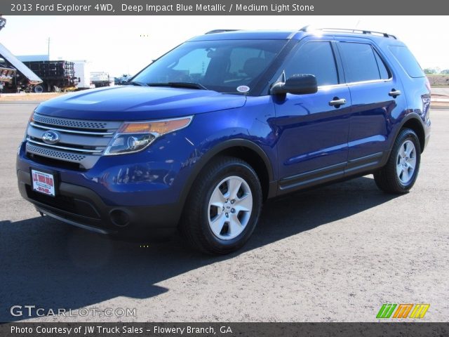 2013 Ford Explorer 4WD in Deep Impact Blue Metallic