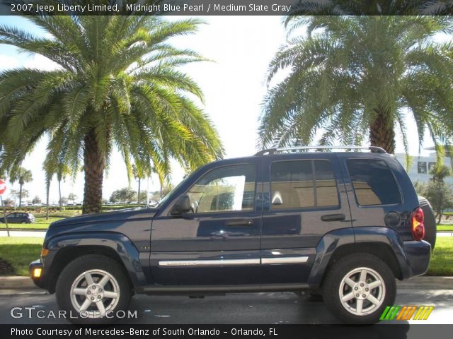 2007 Jeep Liberty Limited in Midnight Blue Pearl