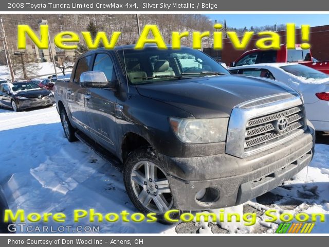 2008 Toyota Tundra Limited CrewMax 4x4 in Silver Sky Metallic