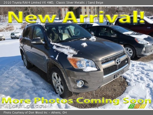 2010 Toyota RAV4 Limited V6 4WD in Classic Silver Metallic