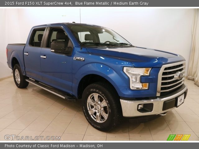 2015 Ford F150 XLT SuperCrew 4x4 in Blue Flame Metallic