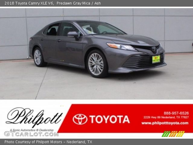 2018 Toyota Camry XLE V6 in Predawn Gray Mica