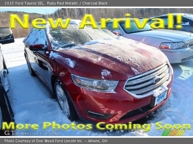 2015 Ford Taurus SEL in Ruby Red Metallic
