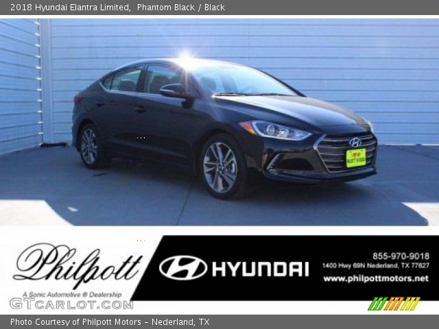2018 Hyundai Elantra Limited in Phantom Black
