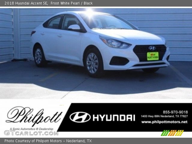 2018 Hyundai Accent SE in Frost White Pearl