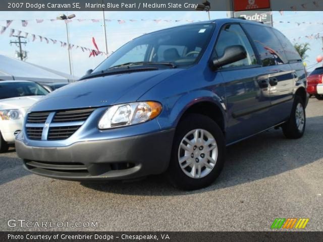 2007 Dodge Caravan SE in Marine Blue Pearl
