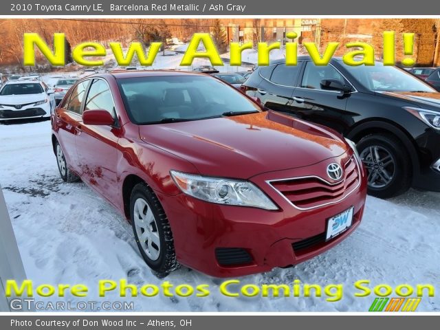 2010 Toyota Camry LE in Barcelona Red Metallic