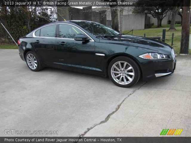 2013 Jaguar XF I4 T in British Racing Green Metallic