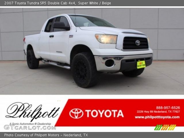 2007 Toyota Tundra SR5 Double Cab 4x4 in Super White