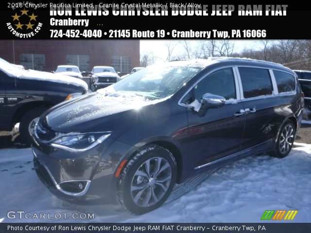 2018 Chrysler Pacifica Limited in Granite Crystal Metallic