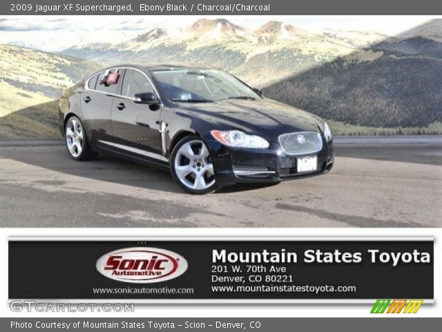 2009 Jaguar XF Supercharged in Ebony Black