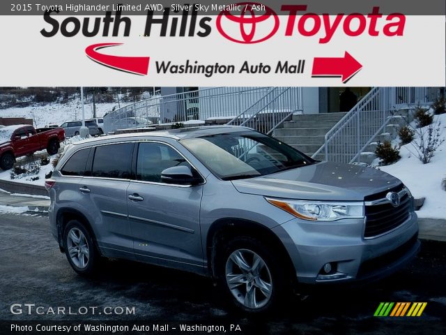 2015 Toyota Highlander Limited AWD in Silver Sky Metallic