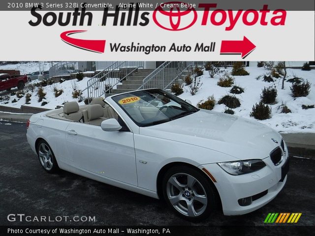 2010 BMW 3 Series 328i Convertible in Alpine White