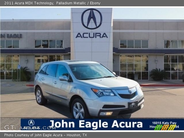 2011 Acura MDX Technology in Palladium Metallic